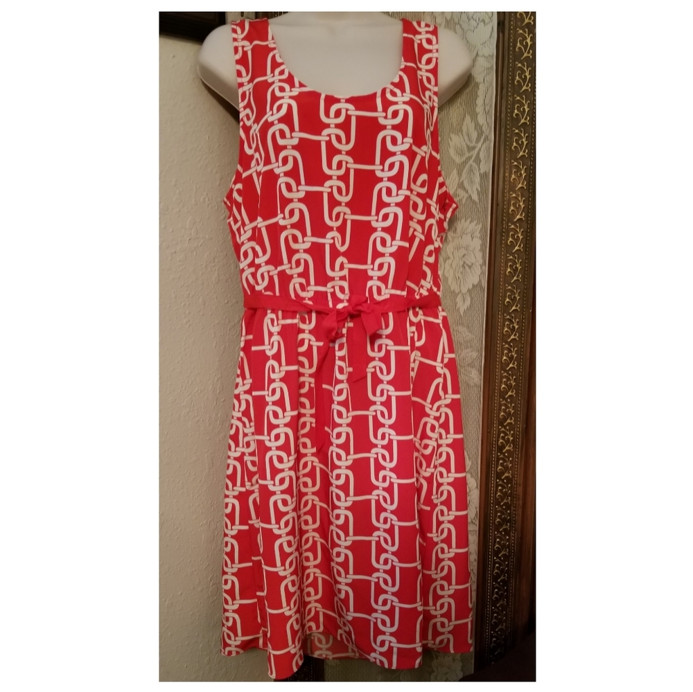 RESERVED Spiegel Red Dress